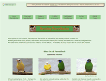 Tablet Screenshot of parrot-finches.com